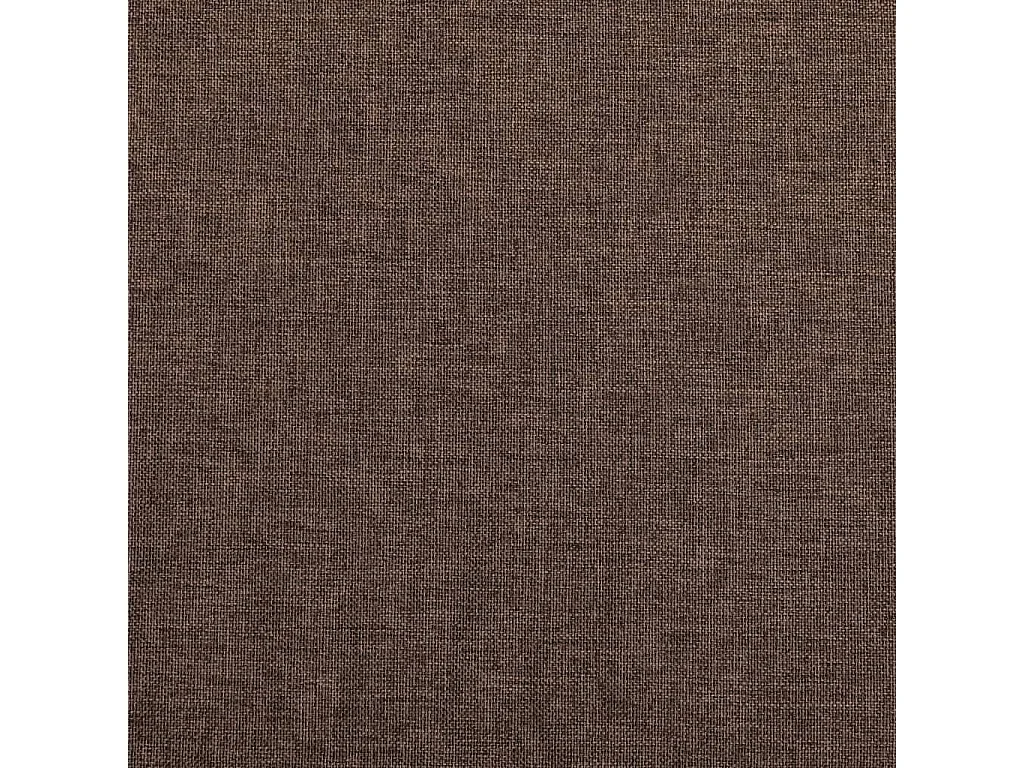 Cortina opaca aspecto lino con ganchos Taupe 290x245 cm
