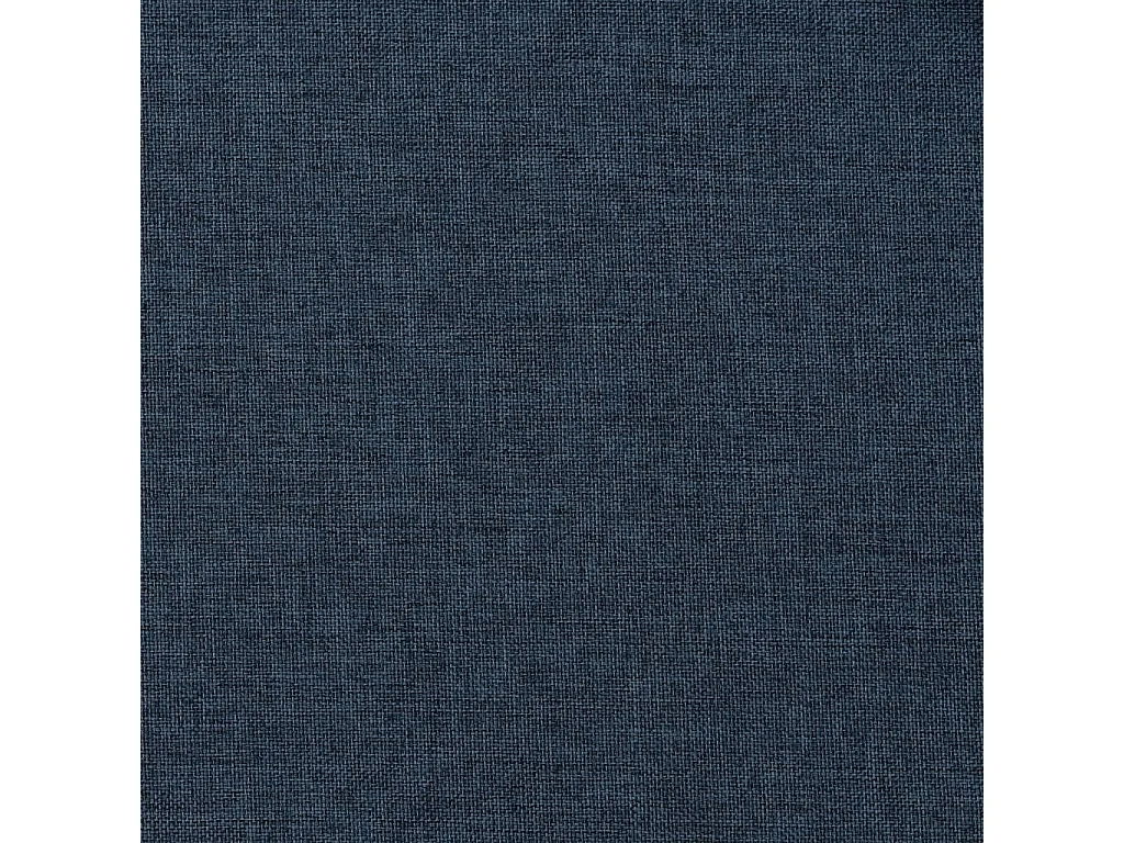 Rideau occultant d'aspect de lin avec crochets Bleu 290x245 cm