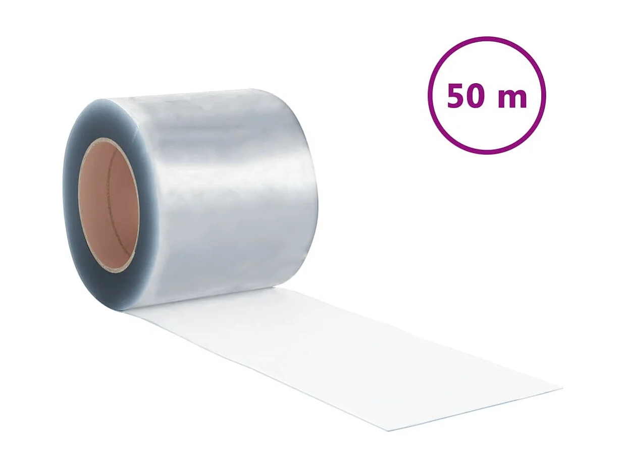 Manto per porta trasparente 200 mmx1,6 mm 50 m PVC
