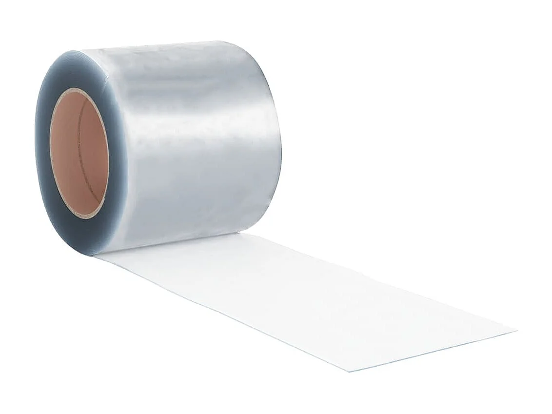 Cortina de porta transparente 200 mmx1,6 mm 50 m PVC