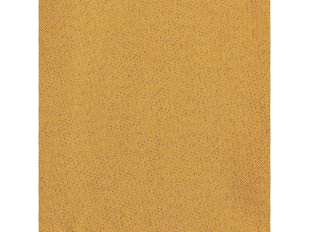 Rideaux occultants Aspect lin à œillets 2 pcs Jaune 140x175 cm