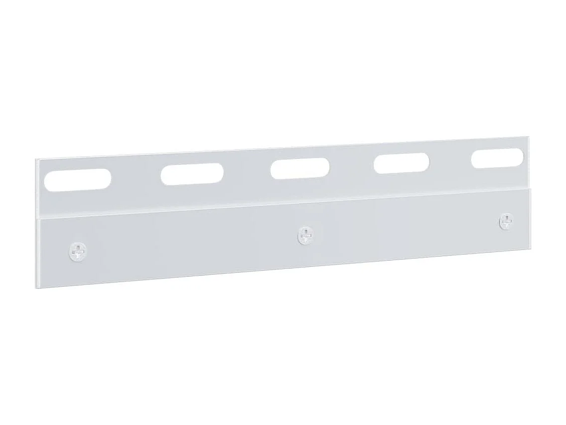 Piastre di collegamento 6 pz argento 20 cm in acciaio inox