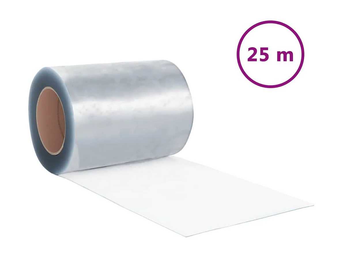 Rouleau de rideau en bande PVC 3 mm x 300 mm 25 m