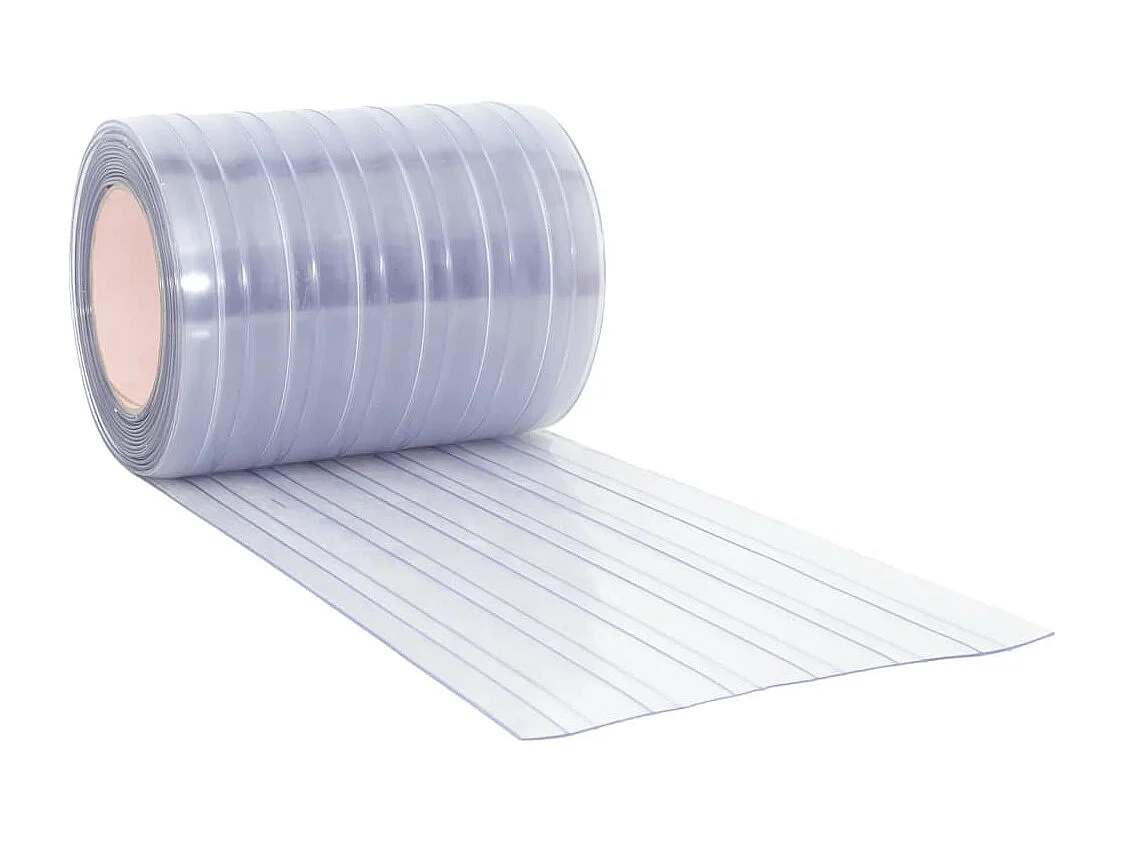 Manto per porta trasparente 300 mmx2,6 mm 10 m PVC