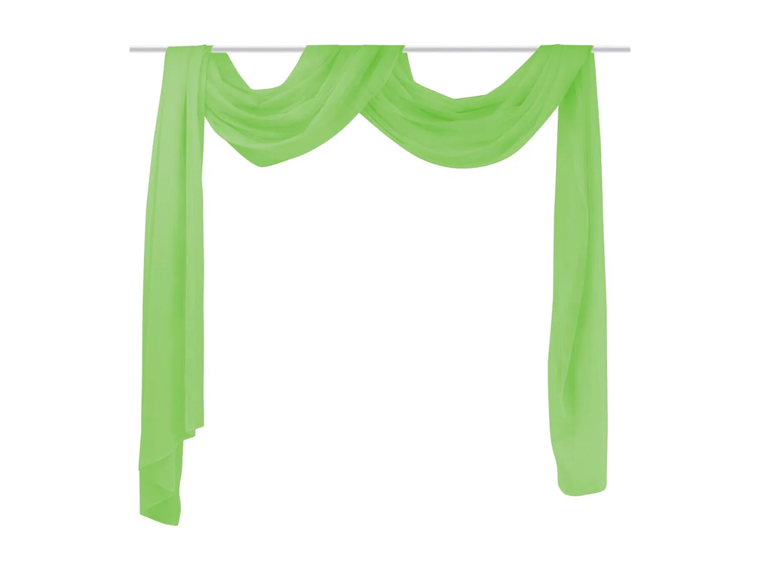 Red drapeada verde 140 x 600 cm