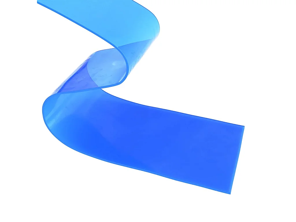 Blauw deurgordijn 200 mmx1,6 mm 25 m PVC