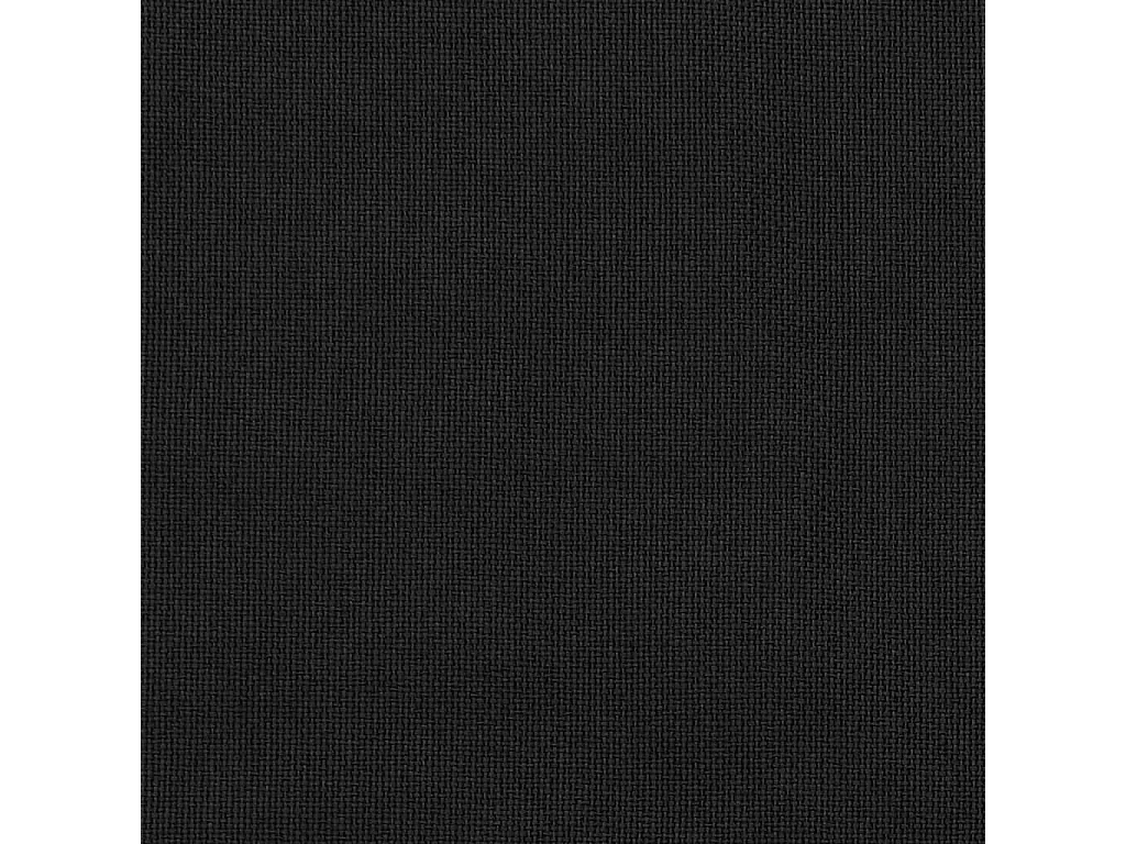 Cortinas blackout estilo linho com ilhós 2 peças pretas 140x225cm