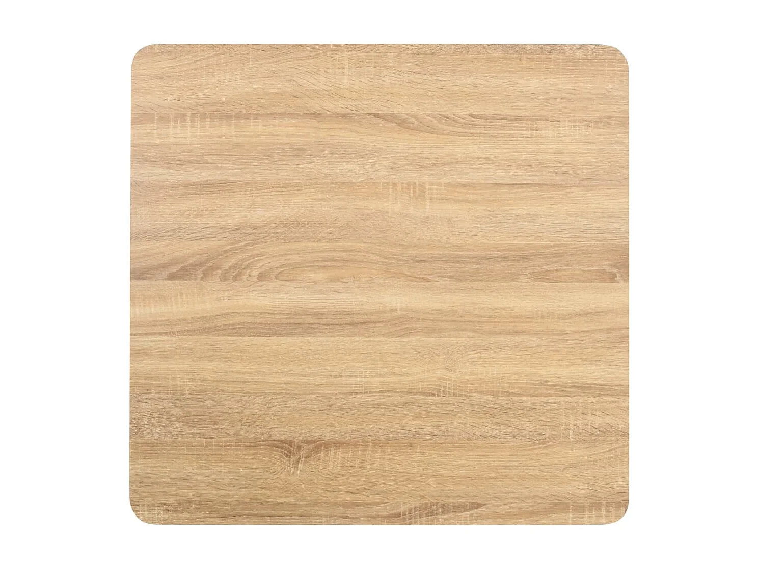 Tavolo da Bistrot Marrone Chiaro 80x80 cm in MDF