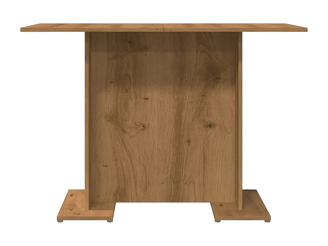 Table à manger chêne artisanal 110 x 60 x 75 cm bois ingénierie