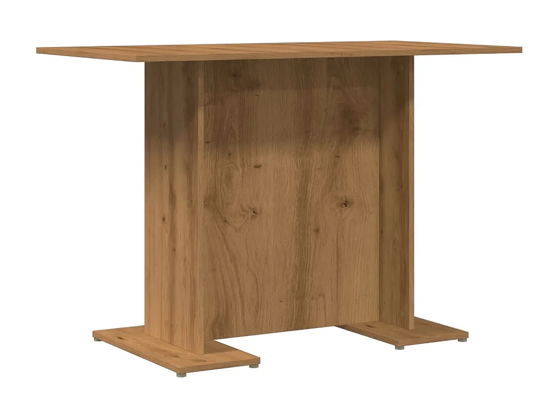 Table à manger chêne artisanal 110 x 60 x 75 cm bois ingénierie