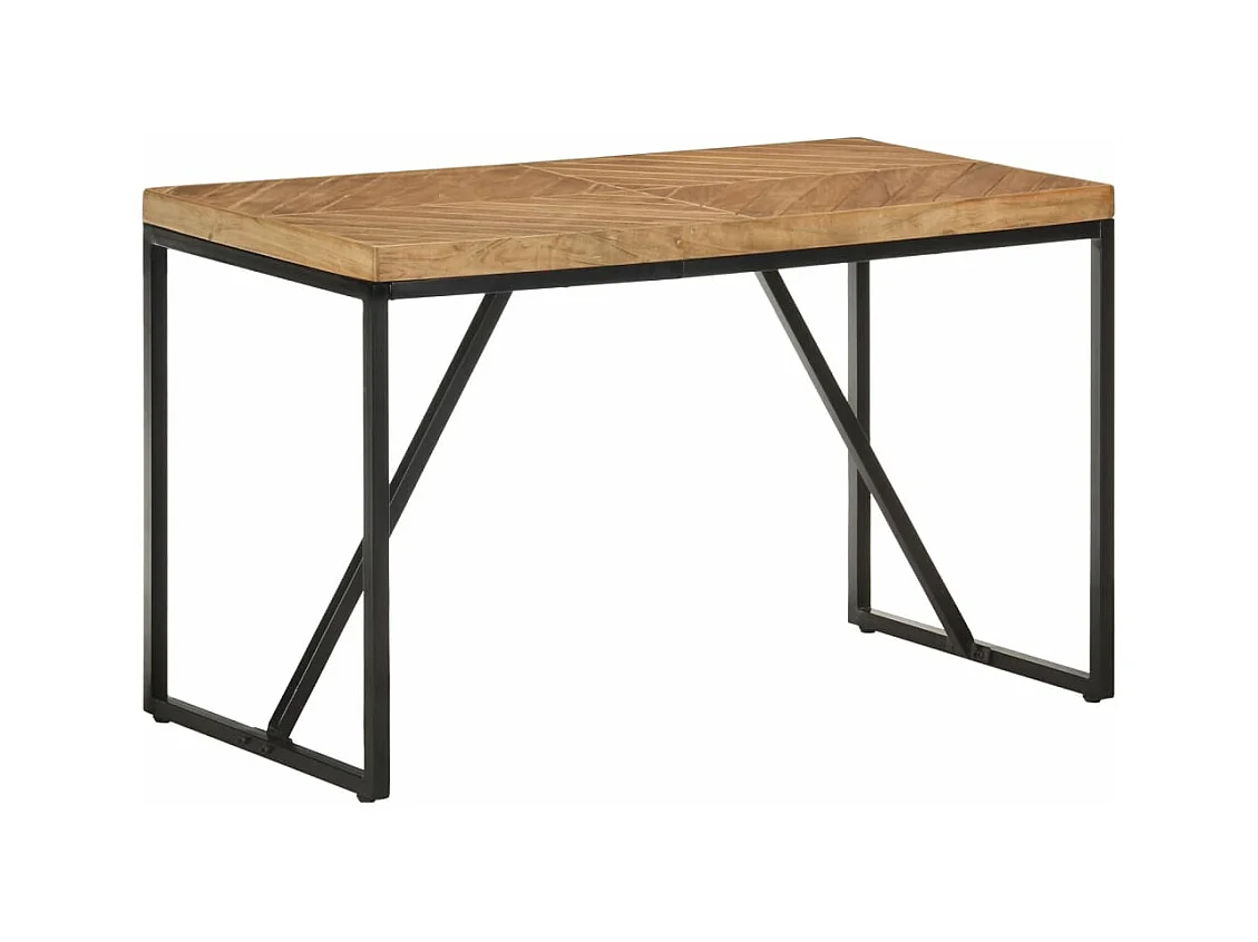 Tavolo da Pranzo 120x60x76 cm Legno Massello di Acacia e Mango