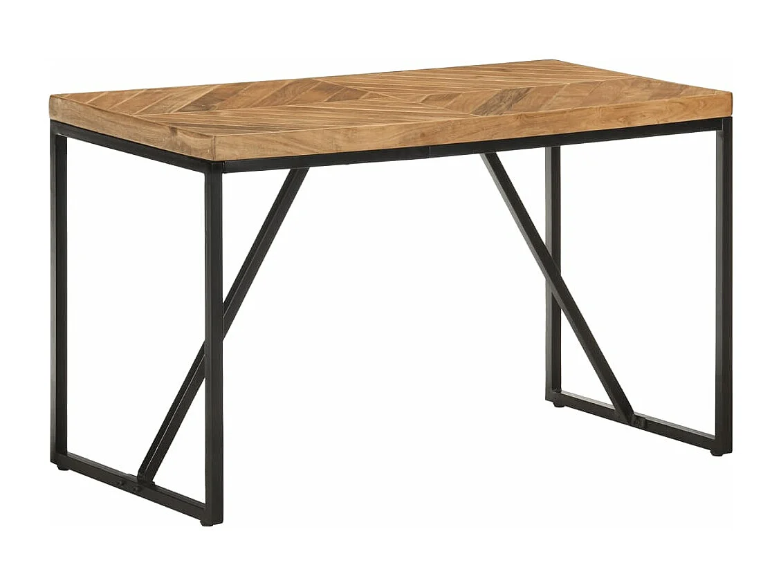 Tavolo da Pranzo 120x60x76 cm Legno Massello di Acacia e Mango