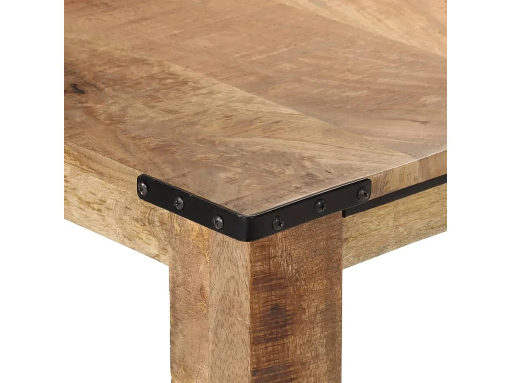 Tavolo da Pranzo 200x100x75 cm in Legno Massello di Mango