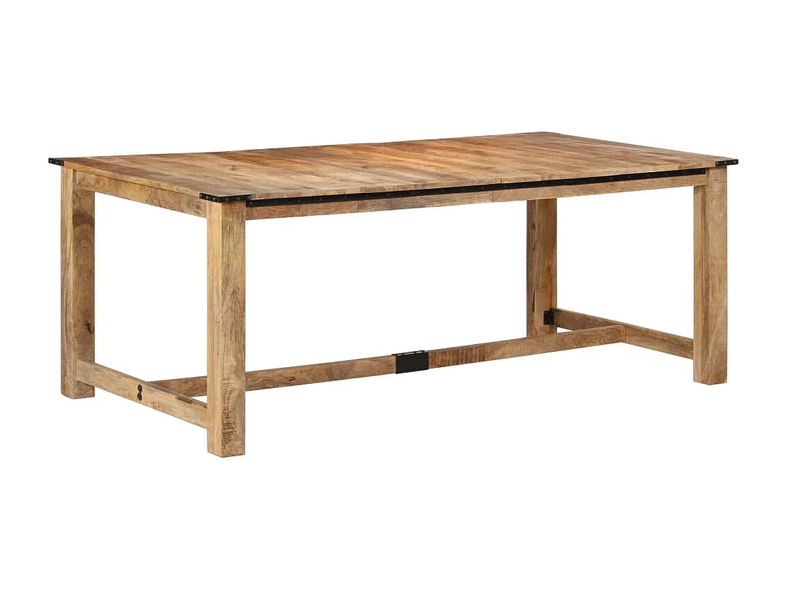 Tavolo da Pranzo 200x100x75 cm in Legno Massello di Mango