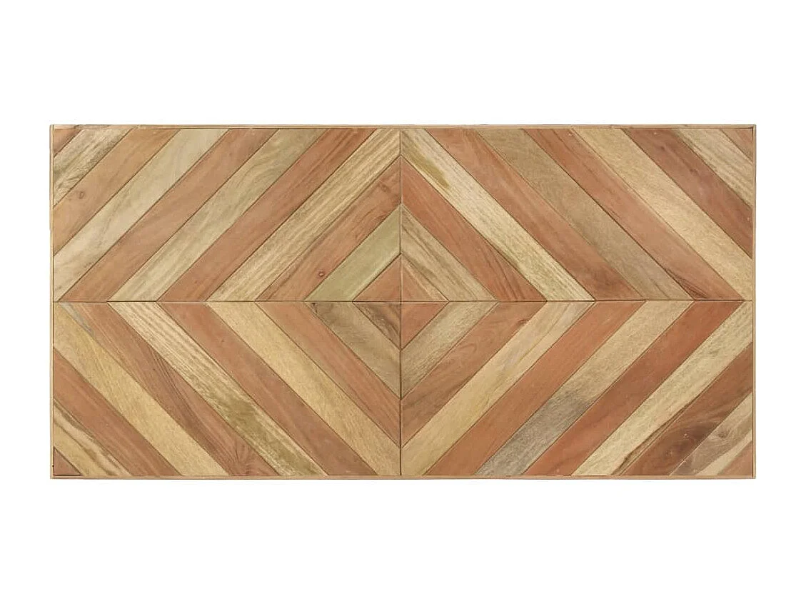 Mesa de comedor madera maciza de acacia y mango 120x60x76 cm