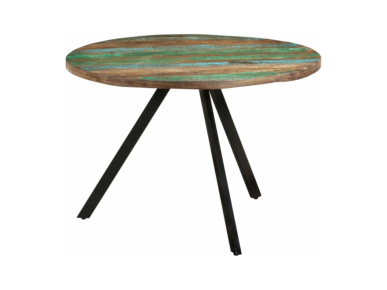 Table à manger 110x75 cm Bois massif de récupération