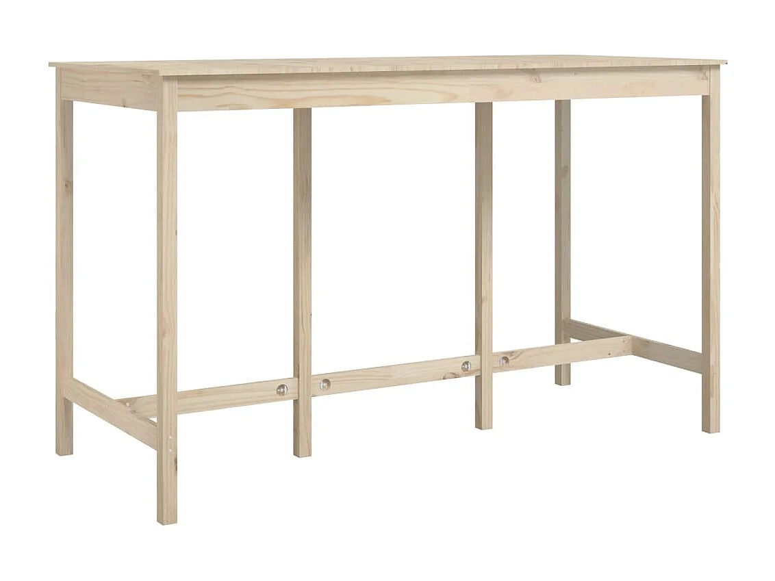 Mesa de bar 180x80x110 cm madeira de pinho maciça