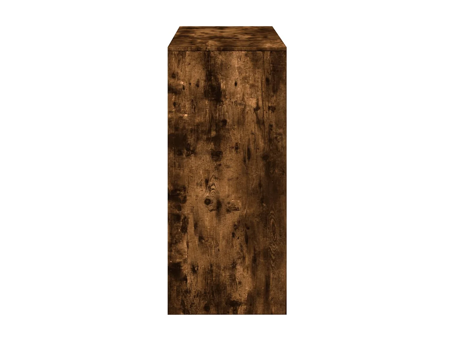 Bartafel met schap 124x46x103,5 cm bewerkt hout gerookt eiken