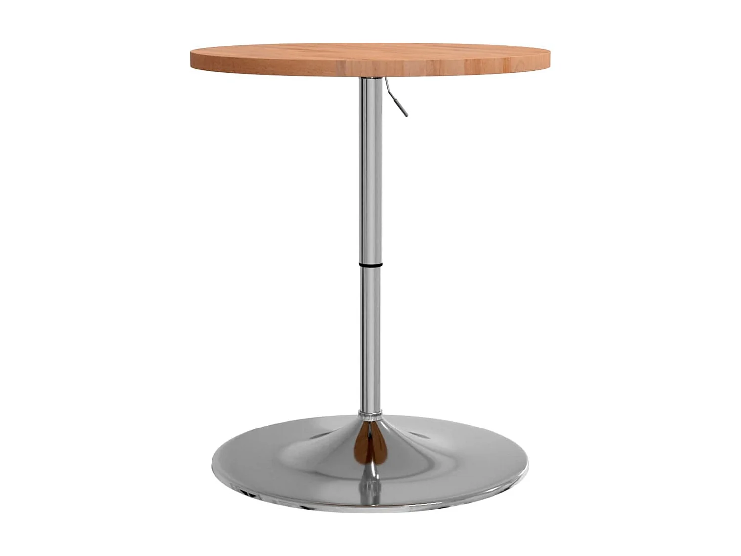 Table de bar Ø60x90,5 cm bois massif de hêtre