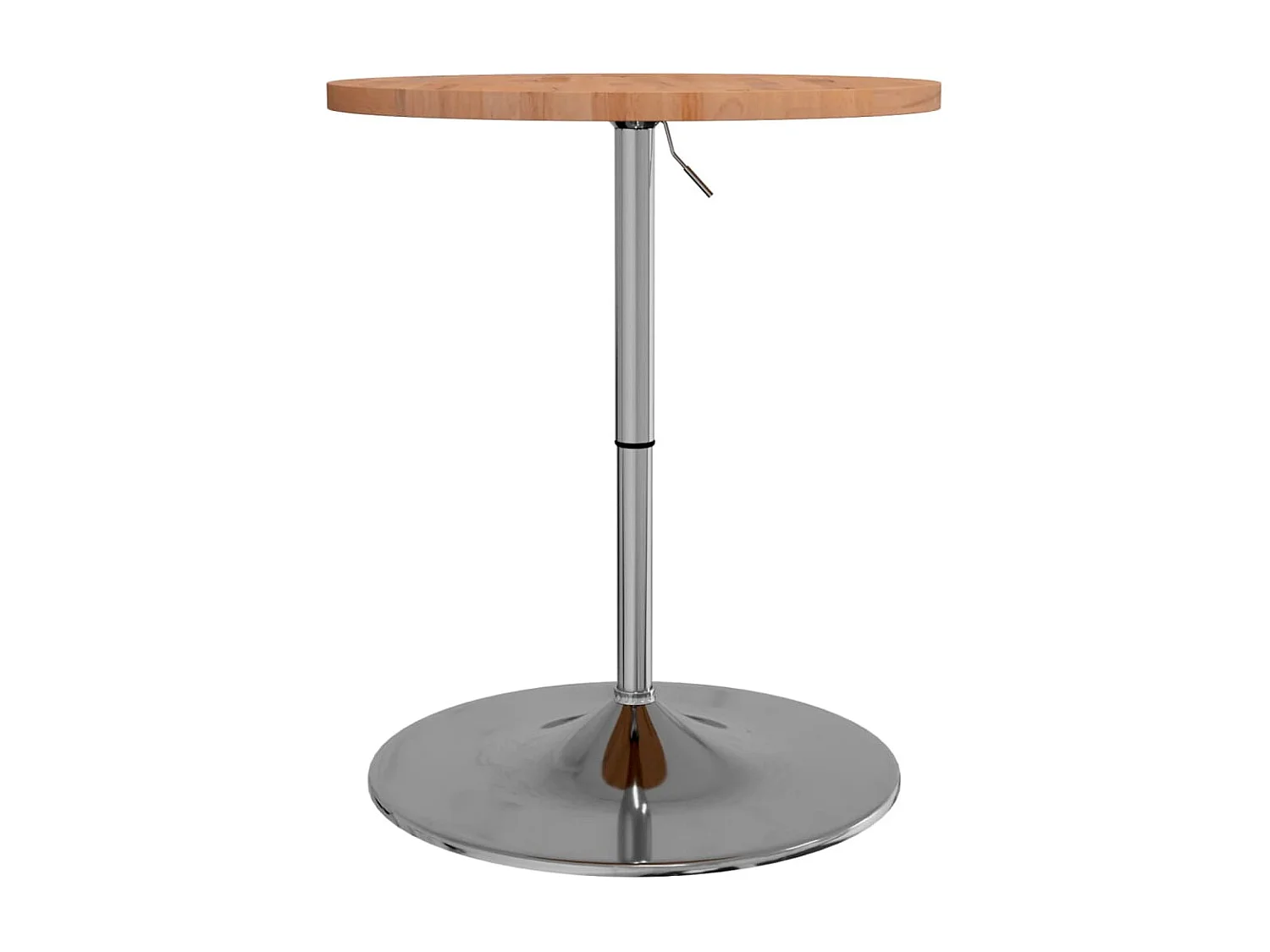 Table de bar Ø60x90,5 cm bois massif de hêtre