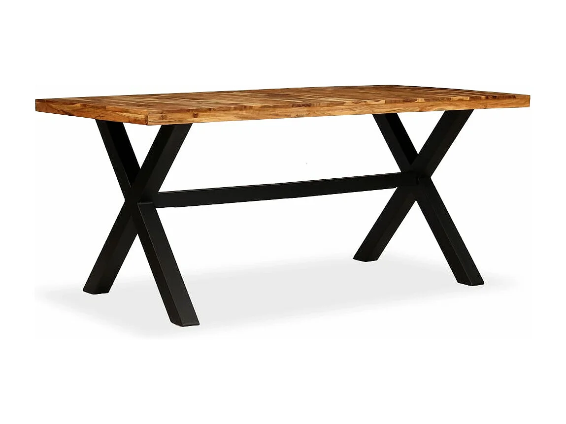 Table à manger Bois d'acacia massif et manguier 180x90x76 cm