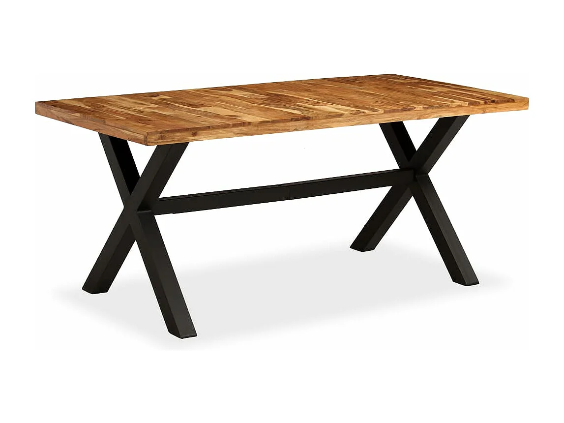 Table à manger Bois d'acacia massif et manguier 180x90x76 cm