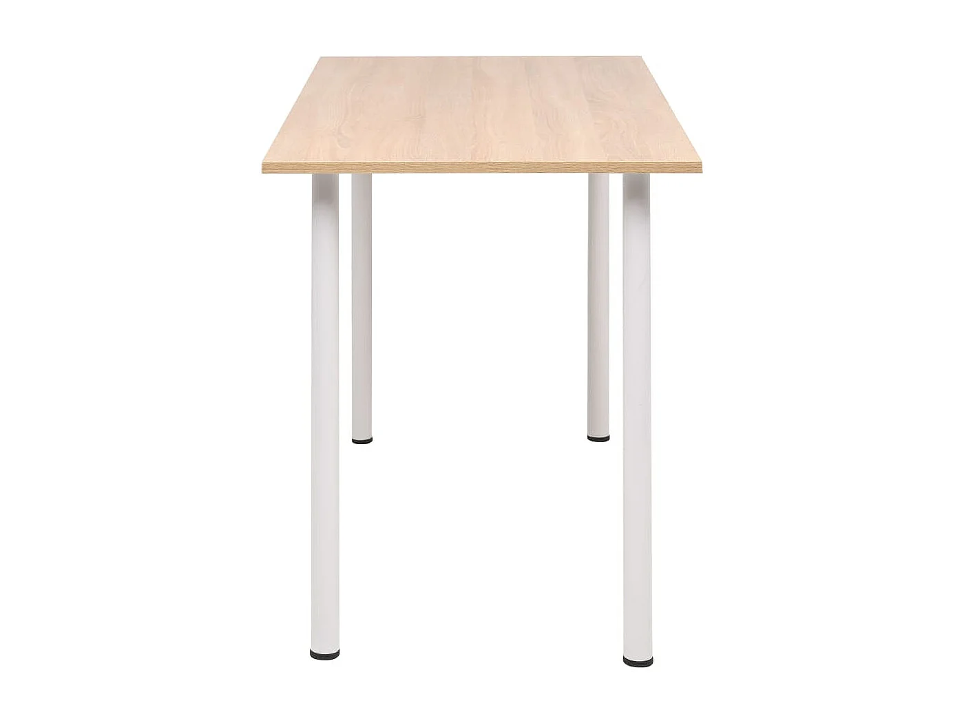 Esstisch 120×60×73 cm Eichenbraun und Weiß