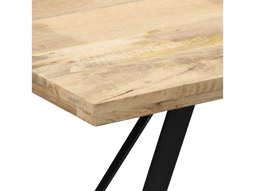 Table à manger 140x80x76 cm Bois de manguier massif
