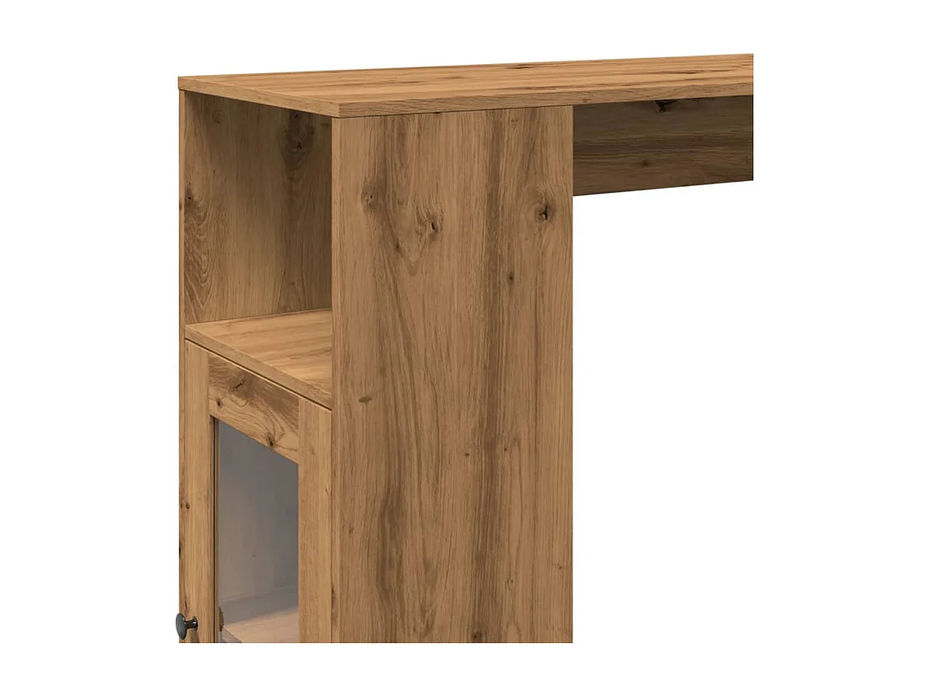 Bartisch mit Regal Artisan-Eiche 101x40x103,5 cm Holzwerkstoff