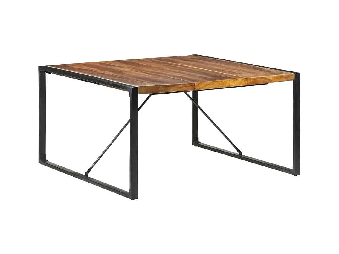 Table à manger 140x140x75 cm bois massif