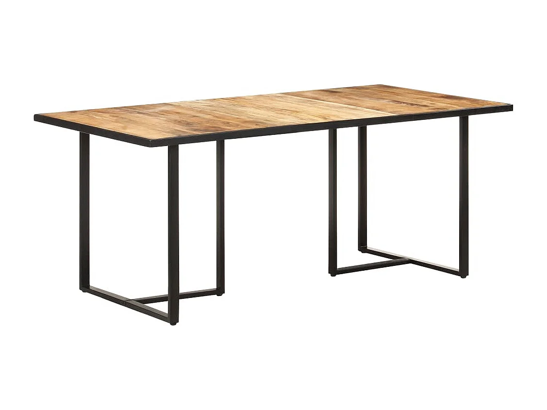 Mesa de comedor madera de mango rugosa 180 cm