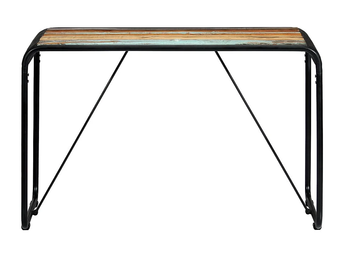 Tavolo da Pranzo 118x60x76 cm in Legno Massello di Recupero