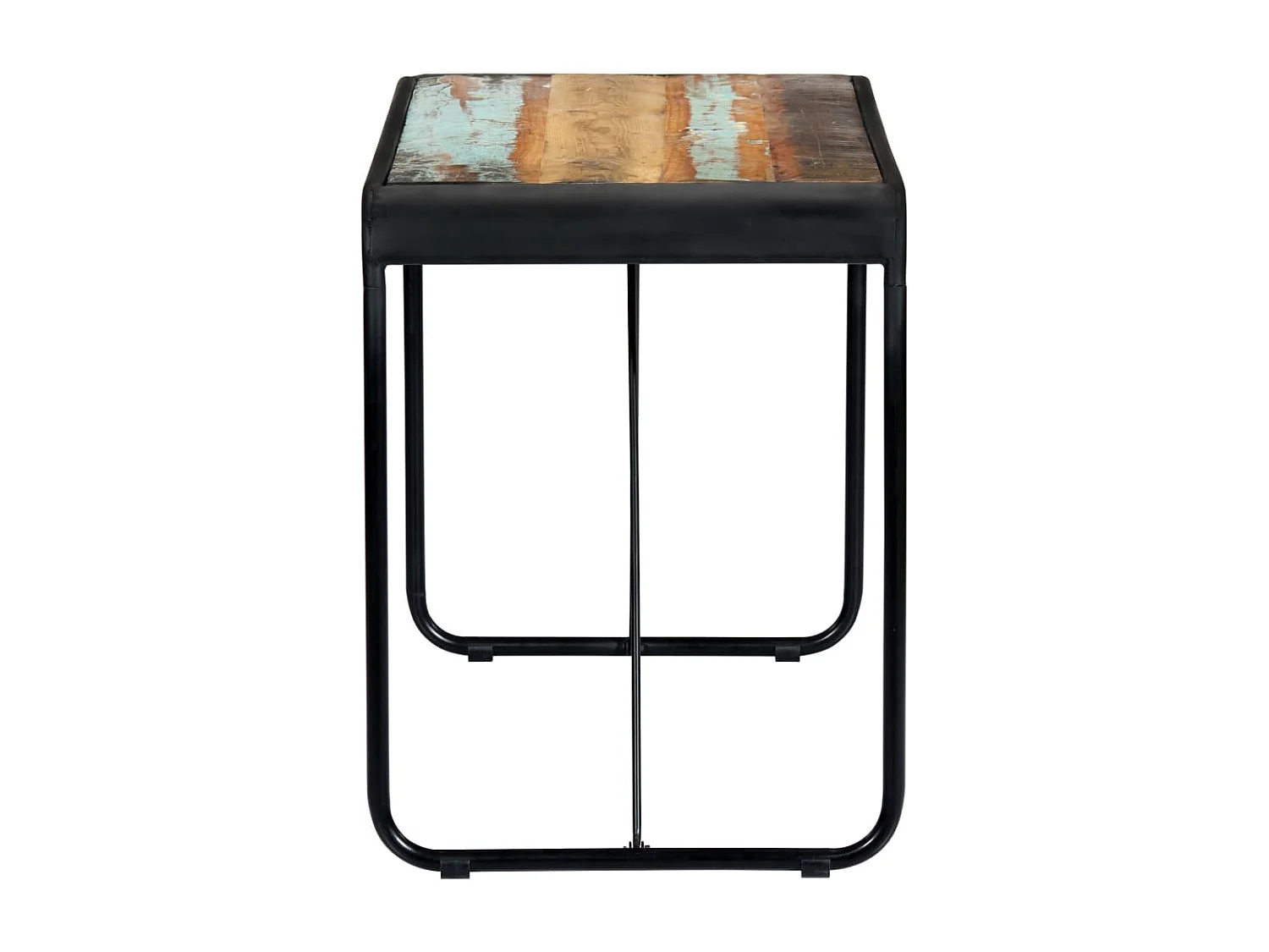 Tavolo da Pranzo 118x60x76 cm in Legno Massello di Recupero