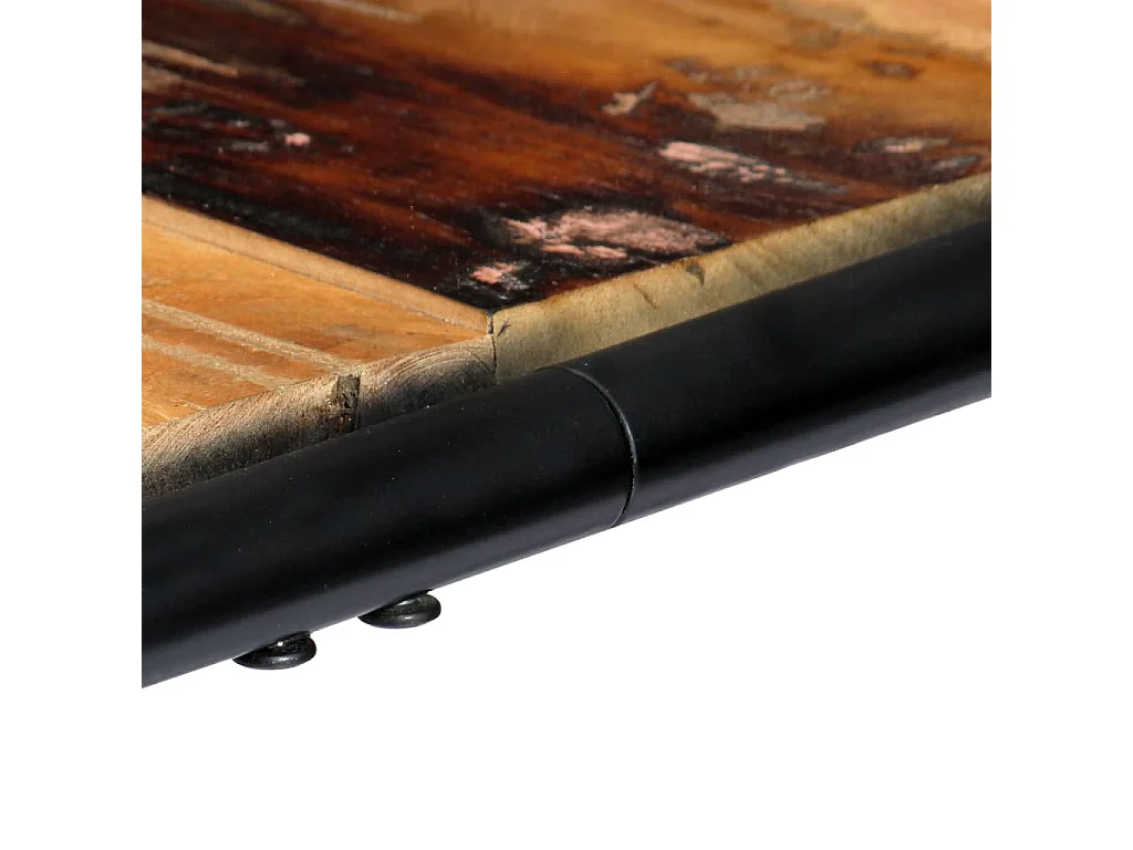 Tavolo da Pranzo 118x60x76 cm in Legno Massello di Recupero