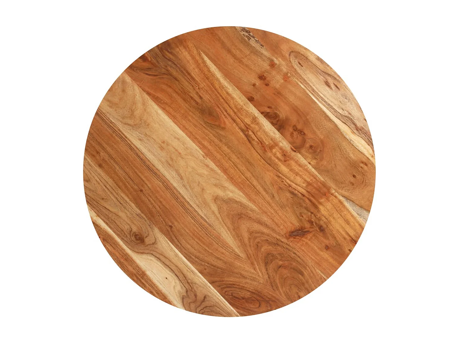 Tavolino da Bistrot Rotondo Ø80x75 cm in Legno di Acacia