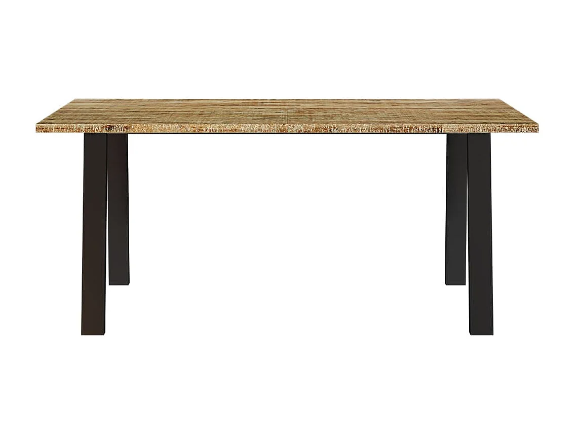 Mesa de comedor madera maciza de acacia 150x90x75 cm