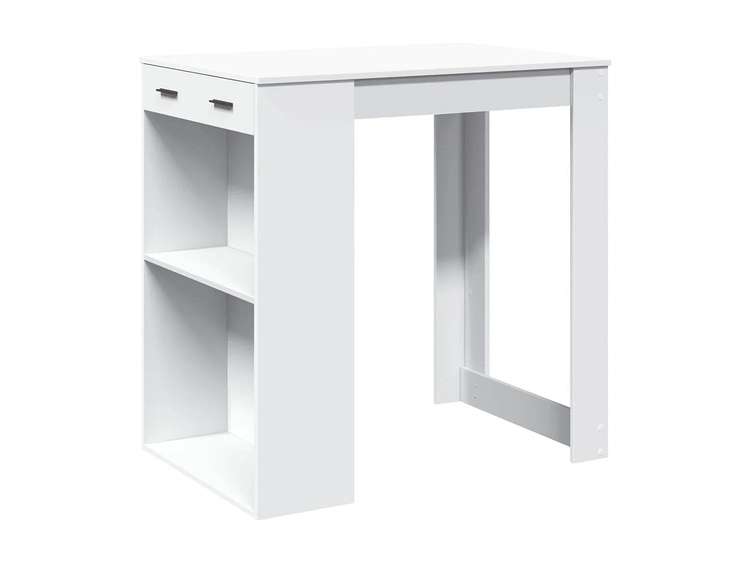 Mesa de bar 102x70x103,5 cm derivados de madeira branco