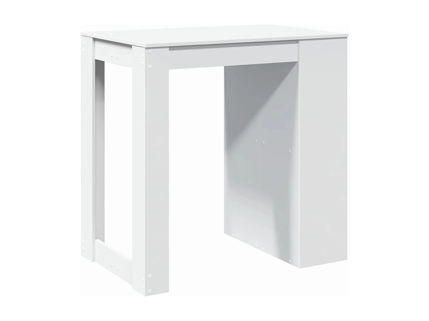 Mesa de bar 102x70x103,5 cm derivados de madeira branco