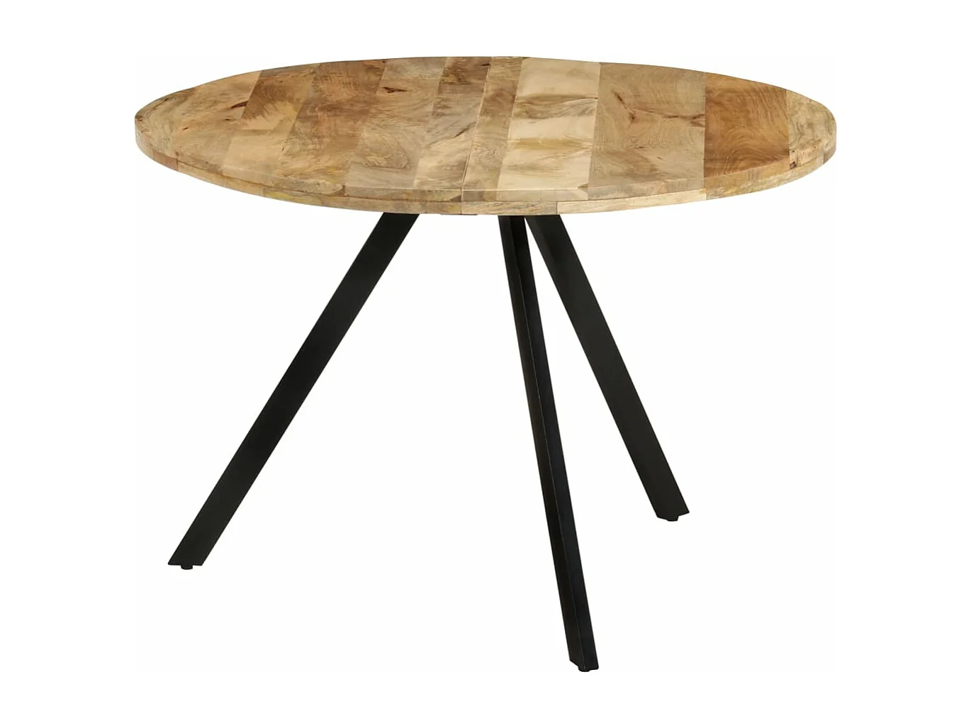 Mesa de jantar 110x75 cm madeira de mangueira maciça