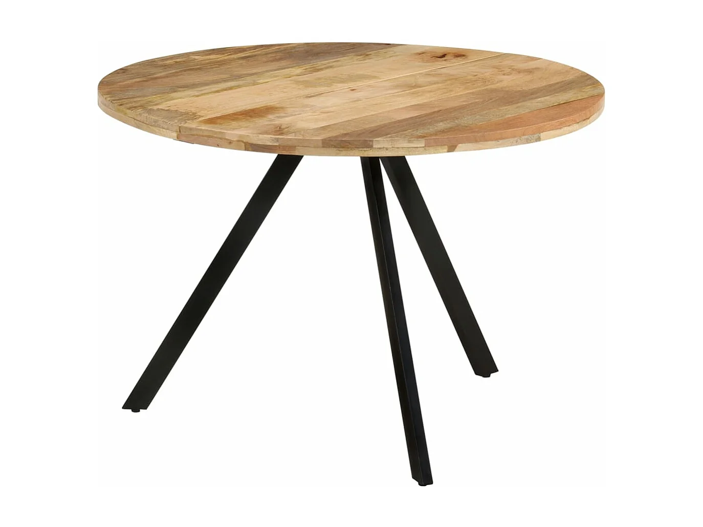 Mesa de comedor madera maciza de mango 110x75 cm