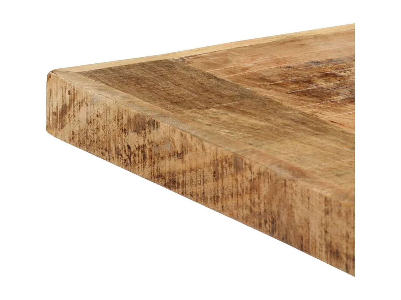 Tavolo da Pranzo 140x70x75 cm in Legno Massello di Mango Grezzo