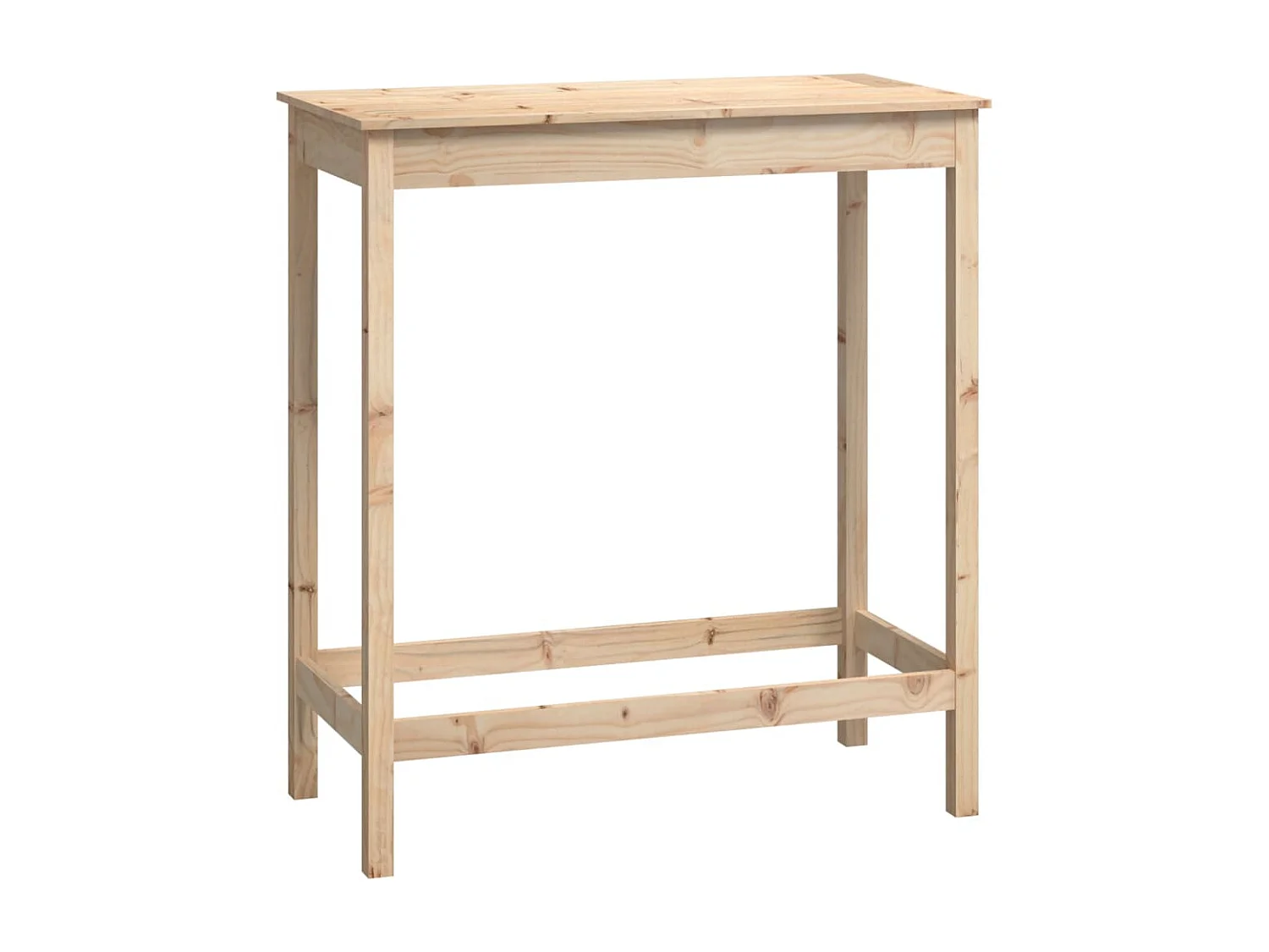 Table de bar 100x50x110 cm bois massif de pin