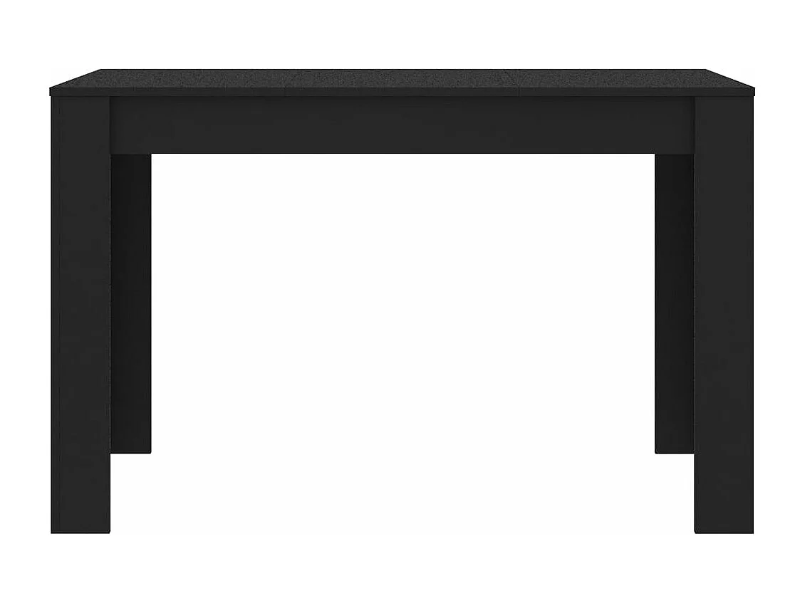 Mesa de jantar 120x60x76 cm derivados de madeira preto