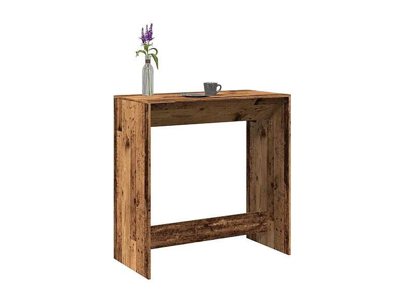 Mesa de bar 102x50x103,5 cm derivados de madeira madeira velha