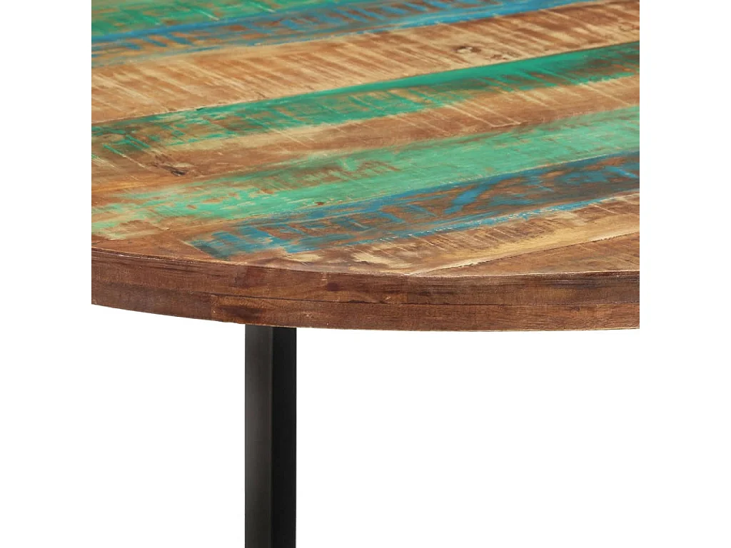 Tavolo da Pranzo 110x75 cm in Legno Massello di Recupero