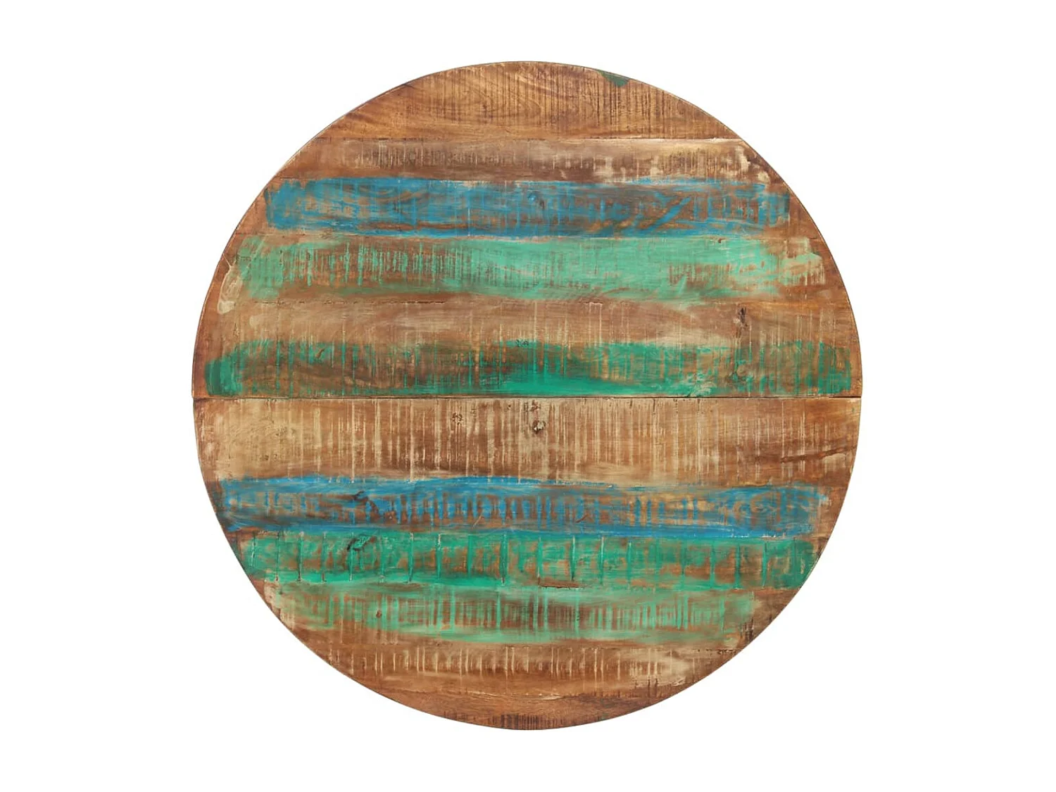 Tavolo da Pranzo 110x75 cm in Legno Massello di Recupero