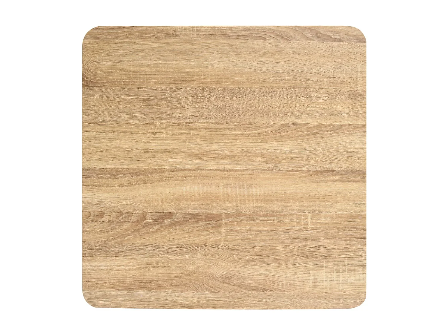 Mesa de bistró MDF marrón claro 60x60 cm