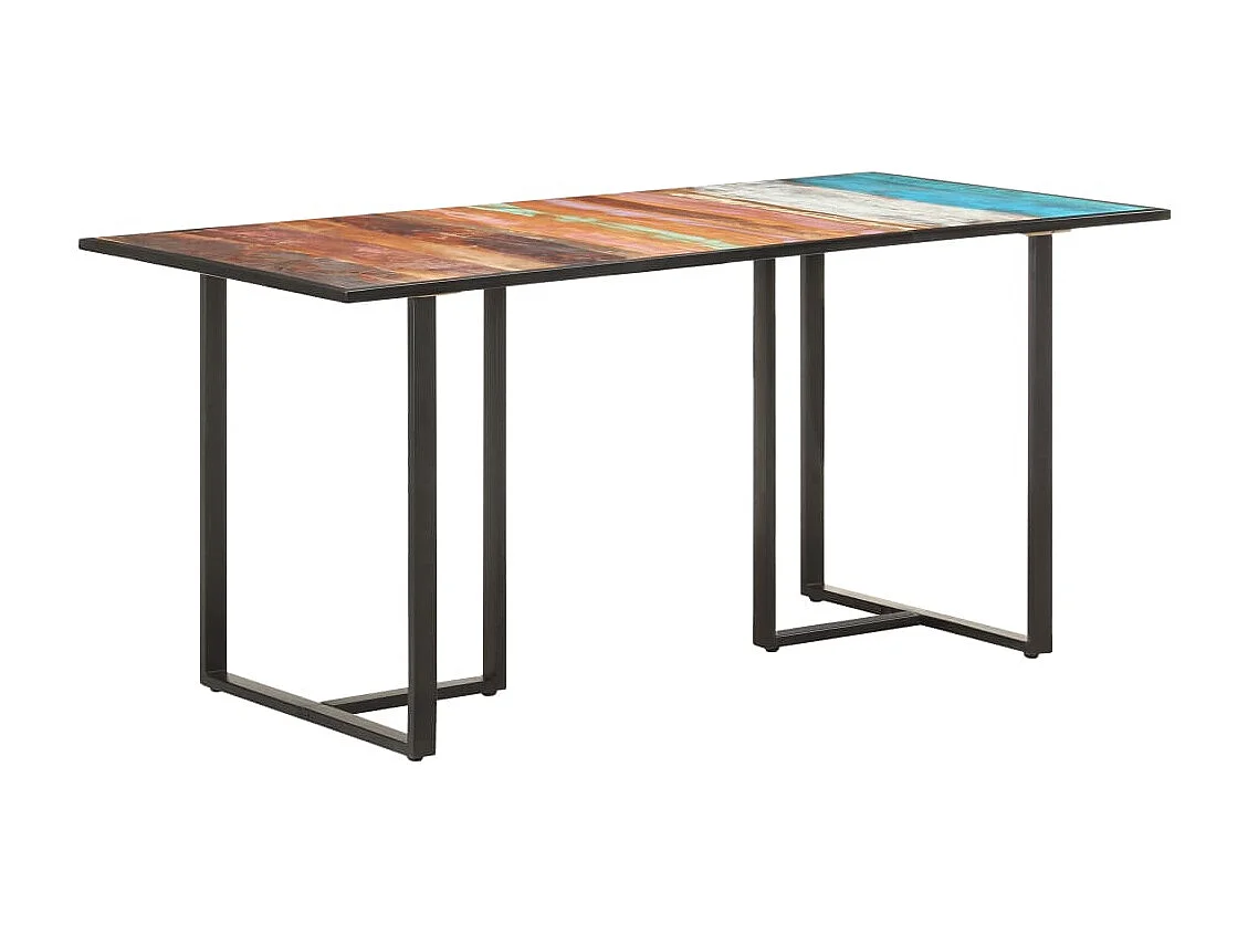 Tavolo da Pranzo 160 cm in Legno Massello di Recupero