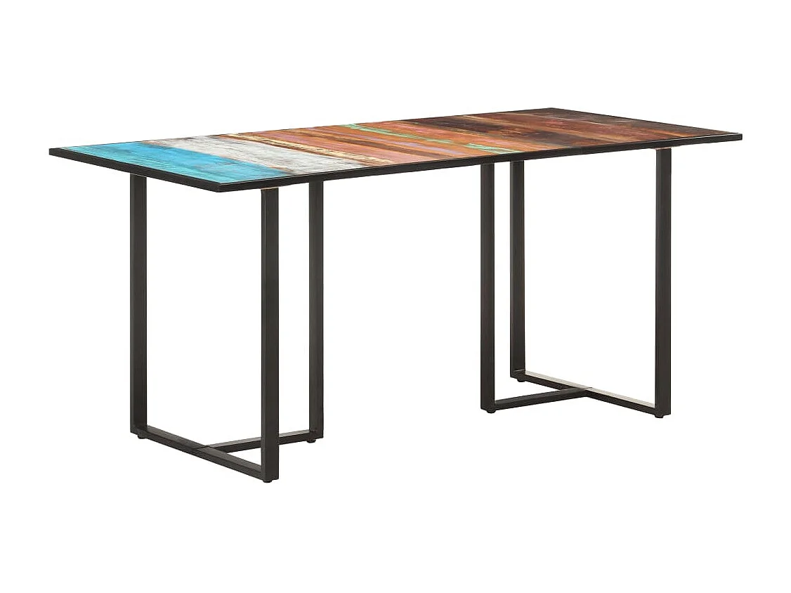 Tavolo da Pranzo 160 cm in Legno Massello di Recupero