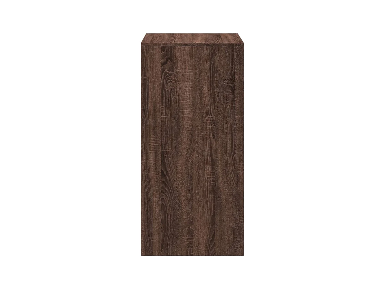 Table de bar chêne marron 51x50x103,5 cm bois d'ingénierie